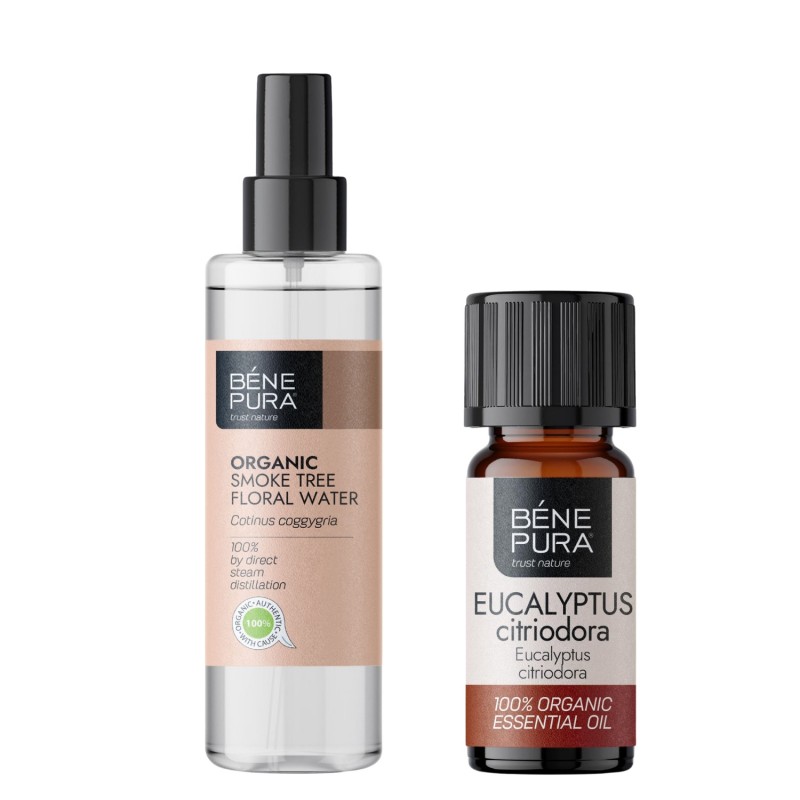 Bio Suitsupuu Lillevesi ja Bio Eukalüpt Citriodora Eeterlik õli - GMC