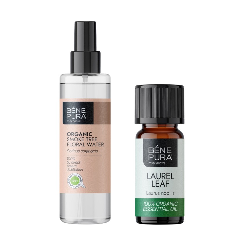 Bio Suitsupuu Lillevesi ja Bio Loorber Eeterlik õli - GMC