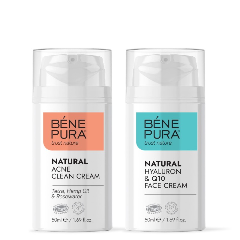 Aknevastane Näokreem ja Hyaluron & Q10 Näokreem - GMC