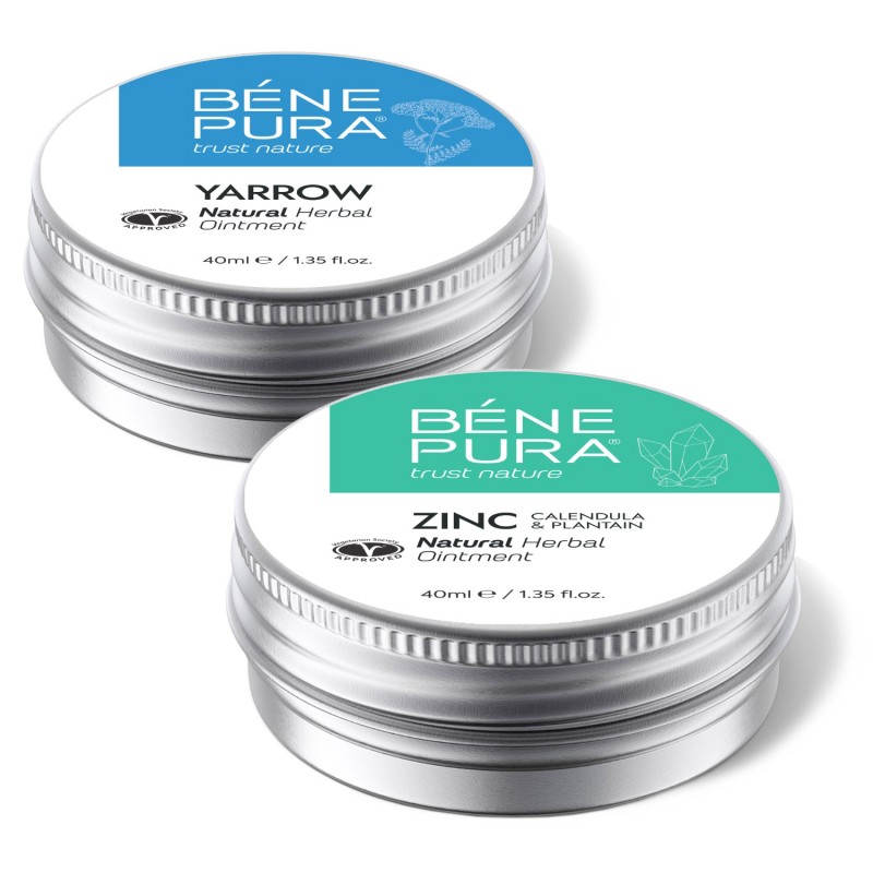 Hemorroidide Salv Valge Yarrow ja Sügeluse Salv koos Tsinkoksiidi - GMC