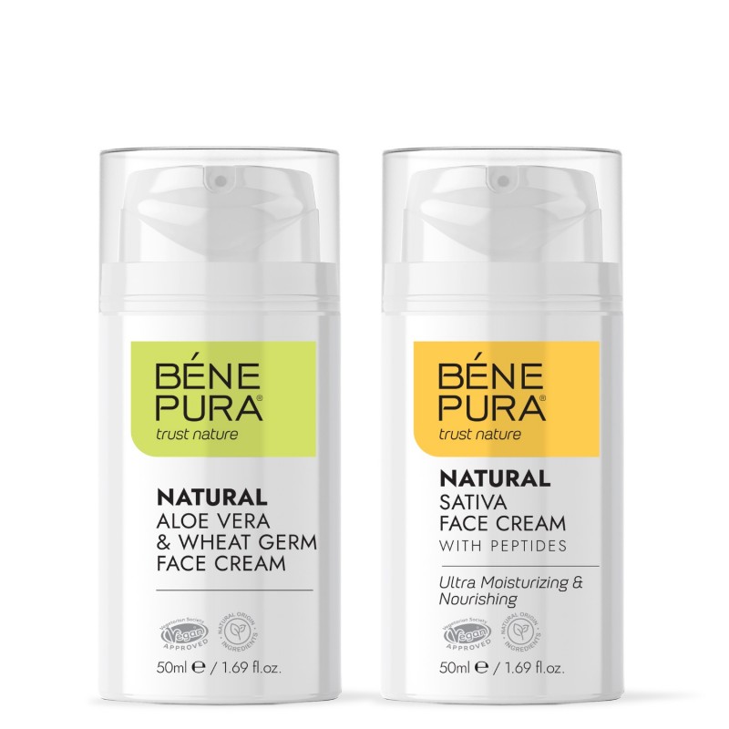 Aloe Vera Näokreem ja Niisutav Näokreem - GMC