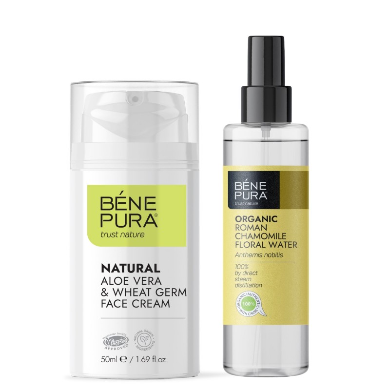 Aloe Vera Näokreem ja Bio Rooma Kummeli Lillevesi - GMC