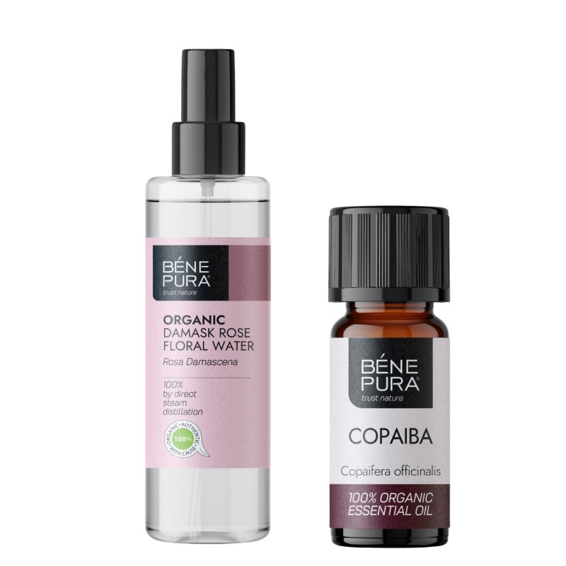 Bio Rosa Damascena Lillevesi ja Bio Copaiba Eeterlik õli - GMC