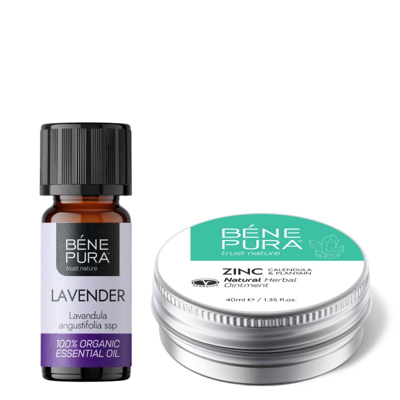 Sügeluse Salv koos Tsinkoksiidi ja Bio Lavendel Eeterlik õli - GMC