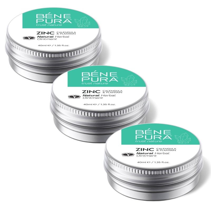 3x Sügeluse Salv koos Tsinkoksiidi - 40ml - Salvid sügeluse jaoks