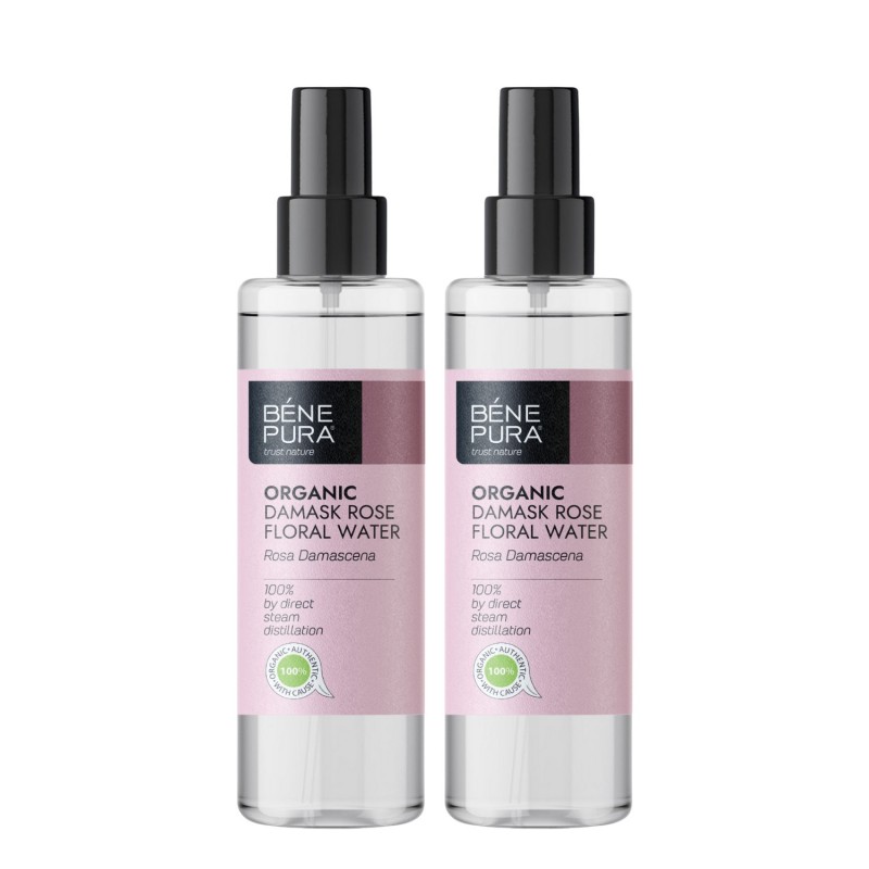 2x Bio Rosa Damascena Lillevesi - 250ml - Lilleveed