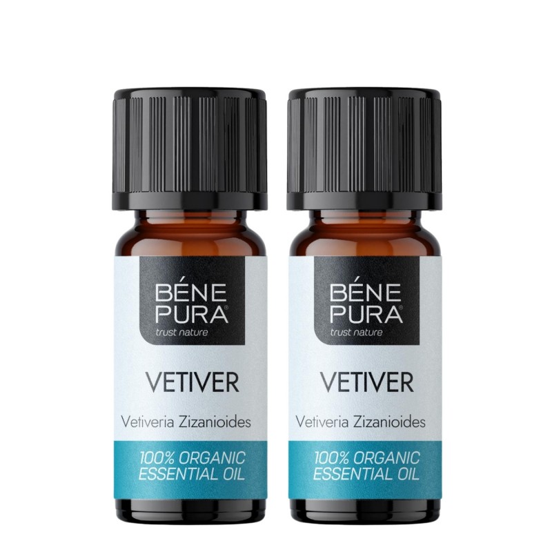 2x Bio Vetiver Eeterlik õli - 5ml - Komplektid