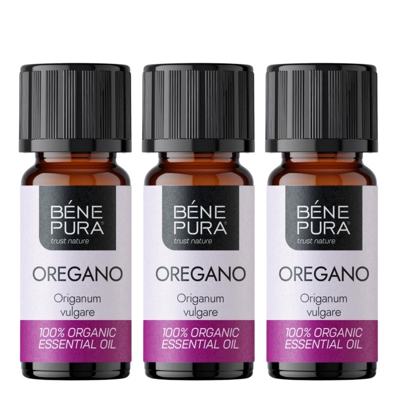 3x Bio Oregano Eeterlik õli - 10ml - Komplektid