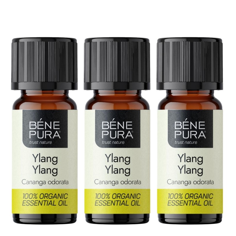 3x Bio Ylang-ylang Eeterlik õli - 5ml - Komplektid