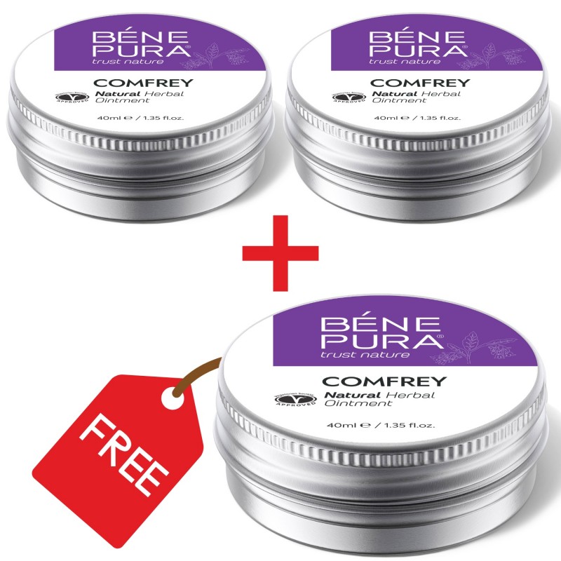 3x Liigeste salv koos Comfreyga - 40ml - Komplektid