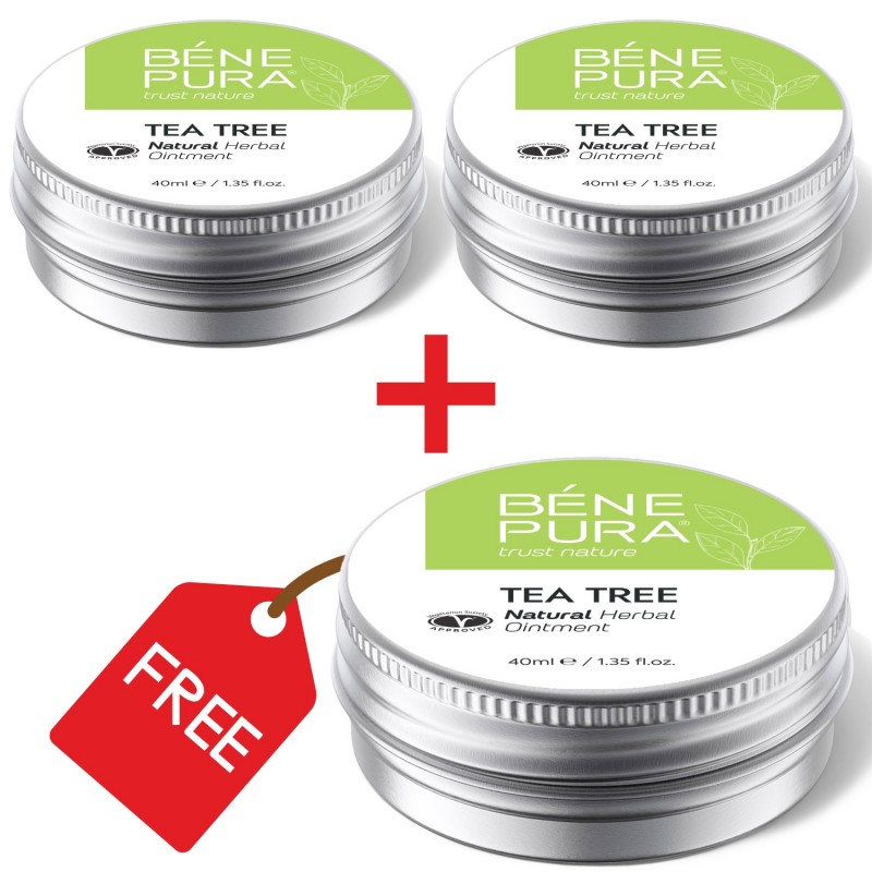 3x Sügeluse Salv koos Teepuusalv - 40ml - Salvid sügeluse jaoks