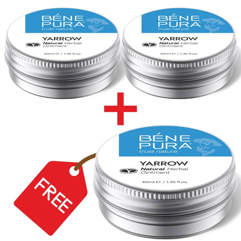 3x Hemorroidide Salv Valge Yarrow - 40ml - 