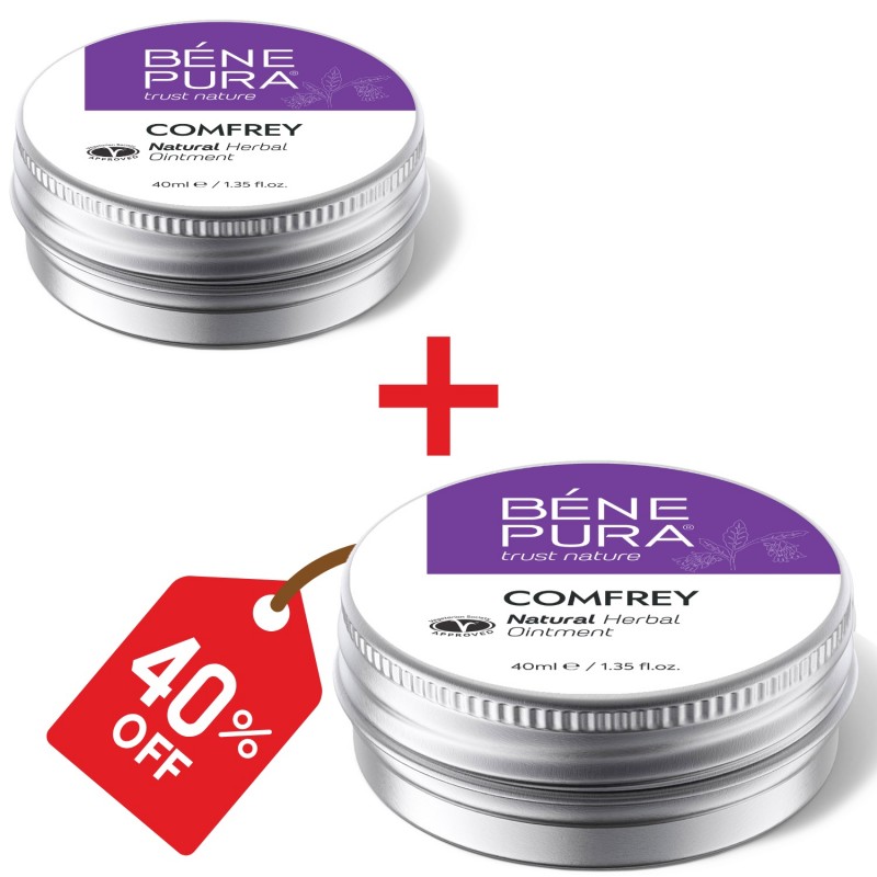 2x Liigeste salv koos Comfreyga - 40ml - Komplektid