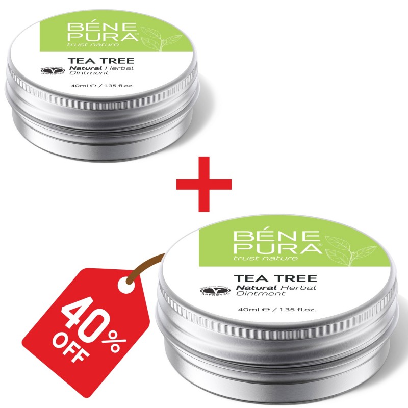 2x Sügeluse Salv koos Teepuusalv - 40ml - Salvid sügeluse jaoks