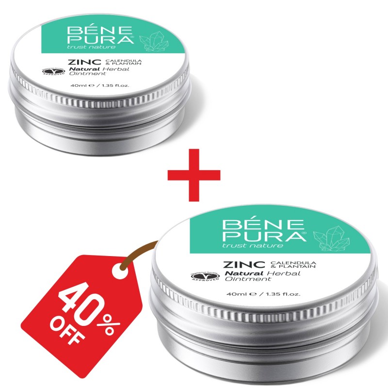 2x Sügeluse Salv koos Tsinkoksiidi - 40ml - Salvid sügeluse jaoks