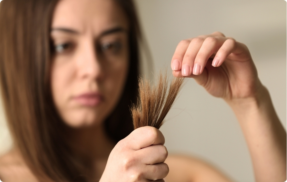 Öise hooldusena kuivadele ja lõhenenud juukseotstele