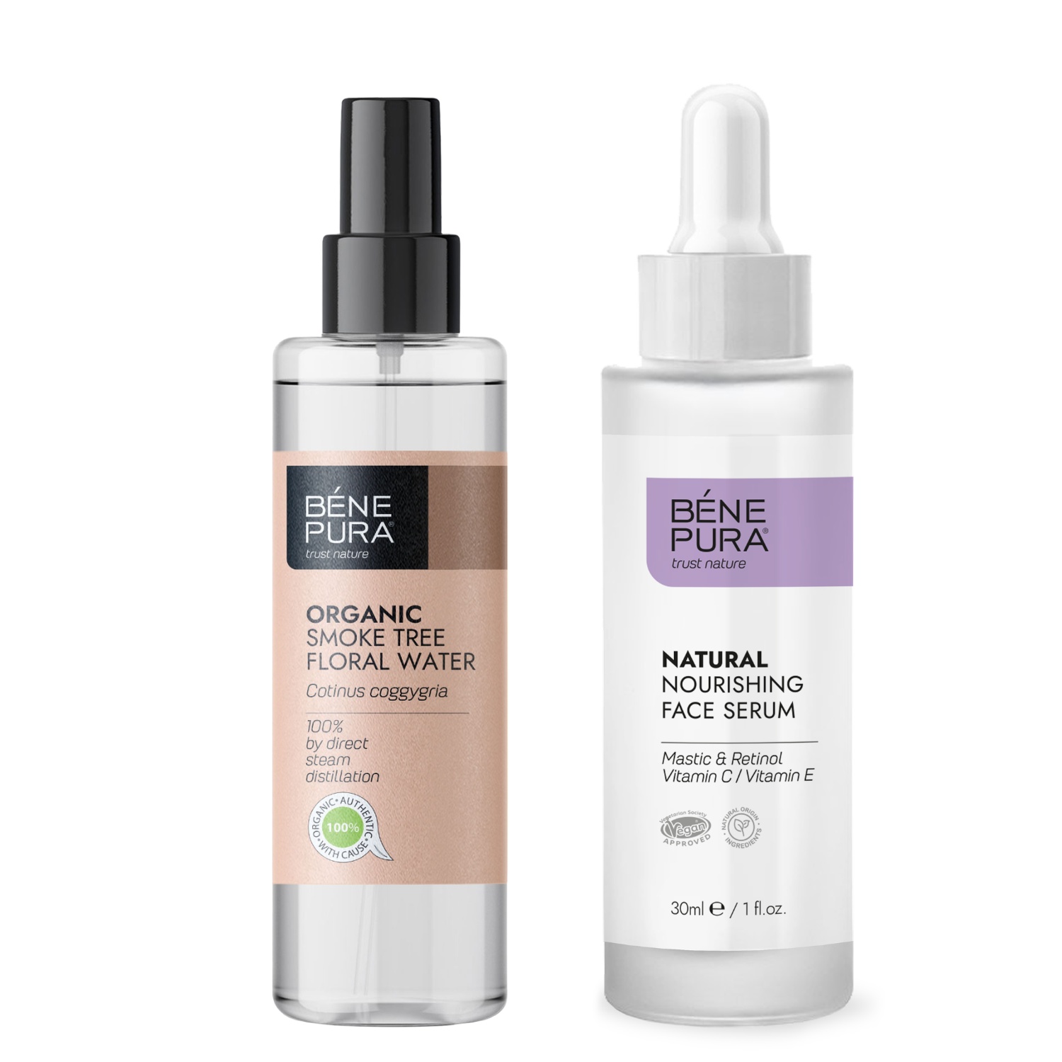 Bio Suitsupuu Lillevesi ja Retinool Näoseerum