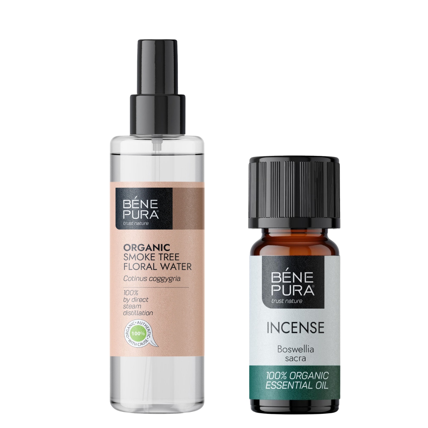 Bio Suitsupuu Lillevesi ja Bio Viiruk Eeterlik õli