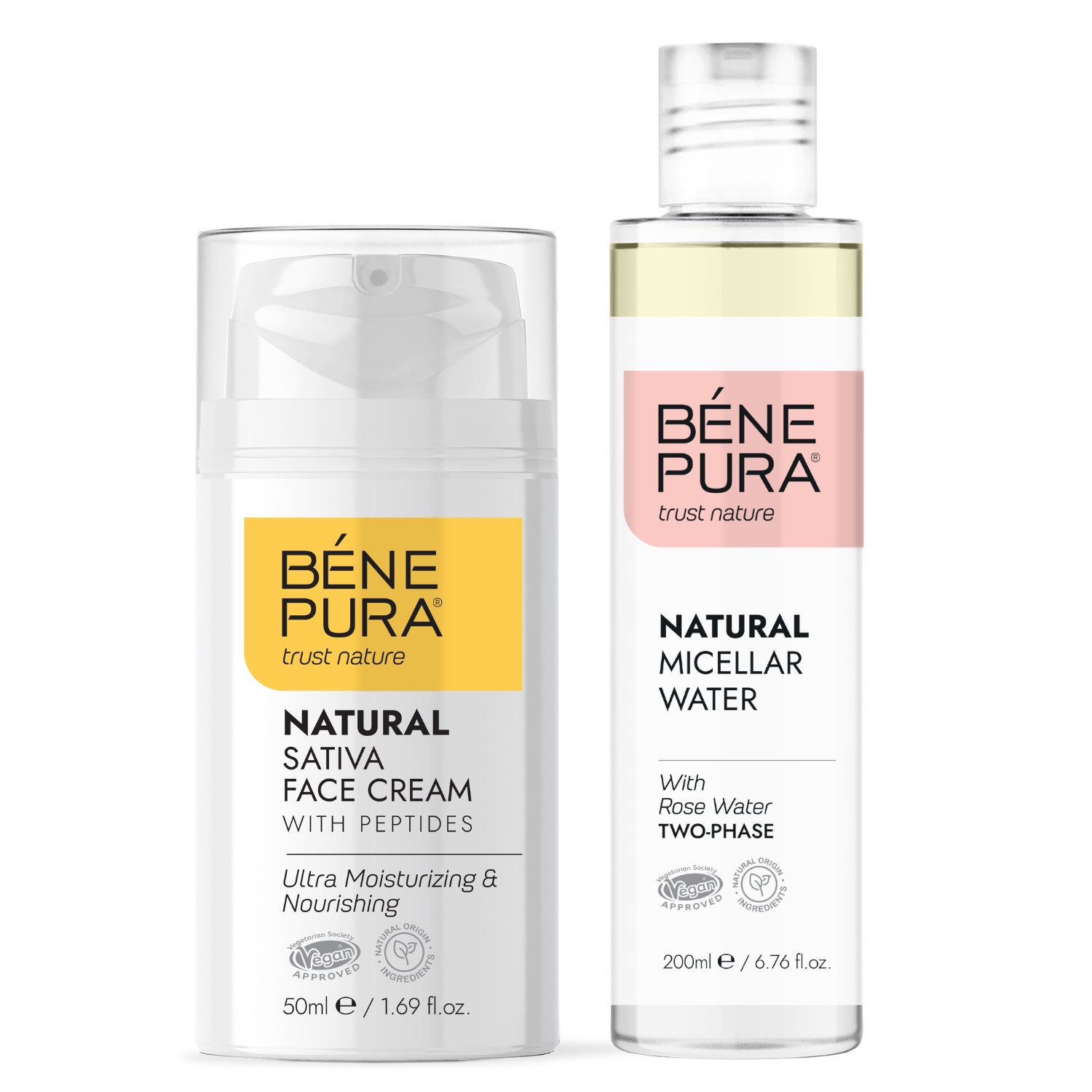 Kahefaasiline Mitsellaarvesi ja Niisutav Näokreem