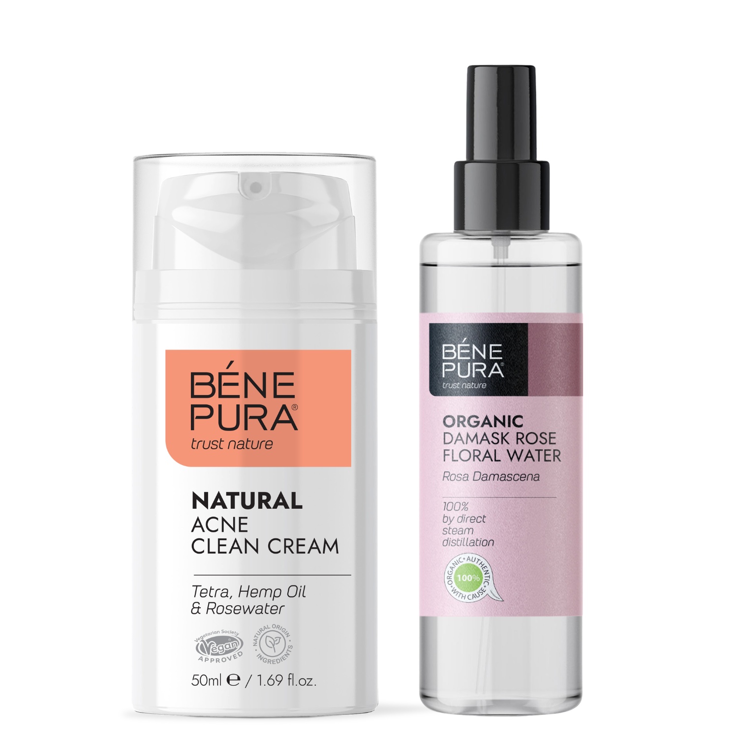 Aknevastane Näokreem ja Bio Rosa Damascena Lillevesi