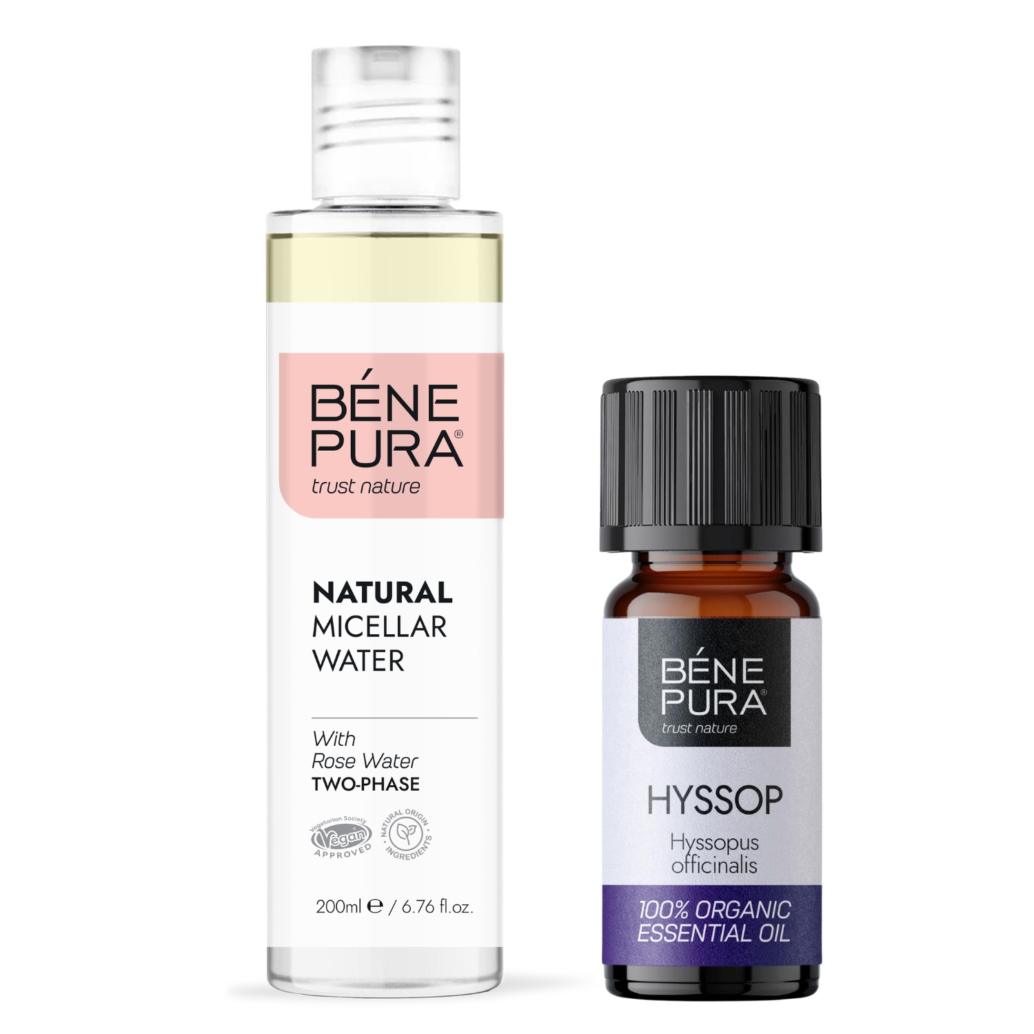 Kahefaasiline Mitsellaarvesi ja Bio Iisop Eeterlik õli