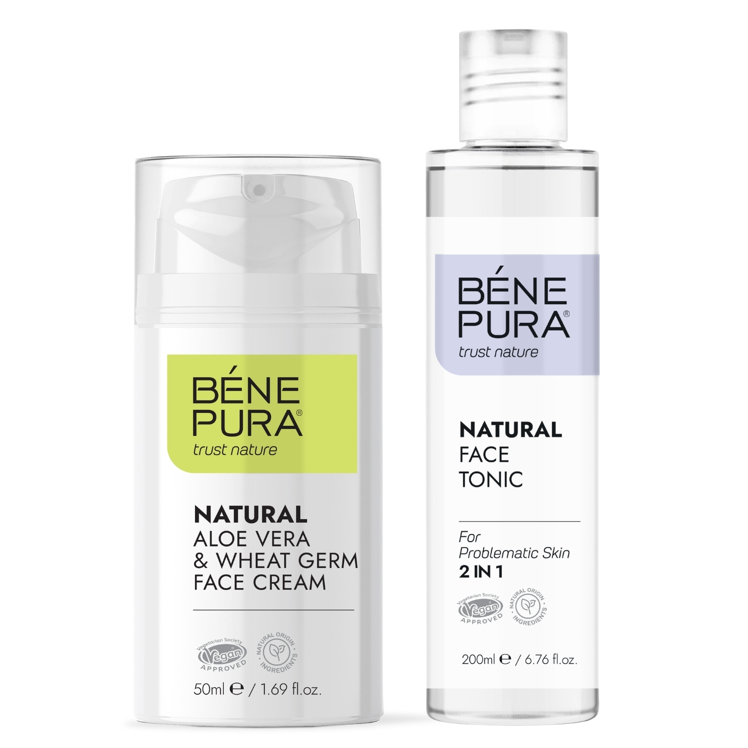 Näotoonik Probleemsele Nahale ja Aloe Vera Näokreem