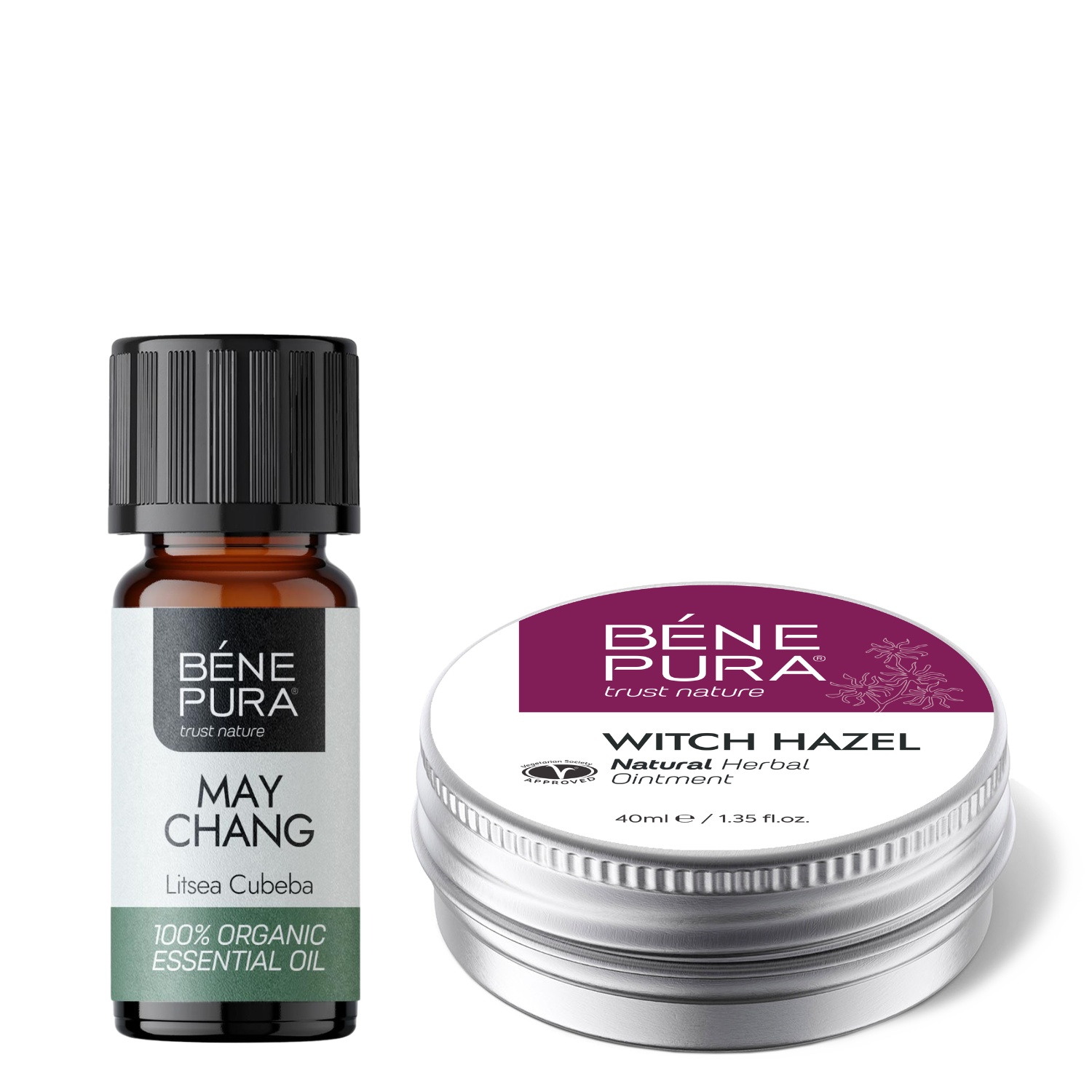 Hemorroidide Salv Nõiapuuga ja Bio Litsea Cubeba Eeterlik õli