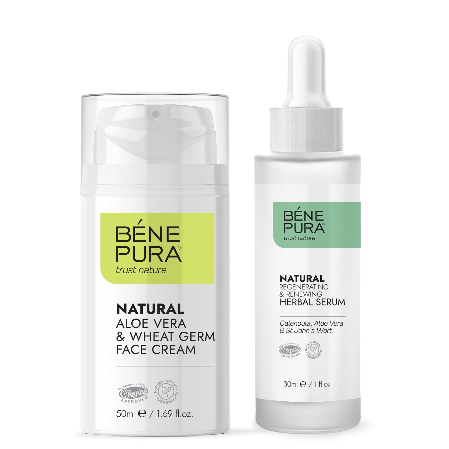 Taastav Näoseerum ja Aloe Vera Näokreem