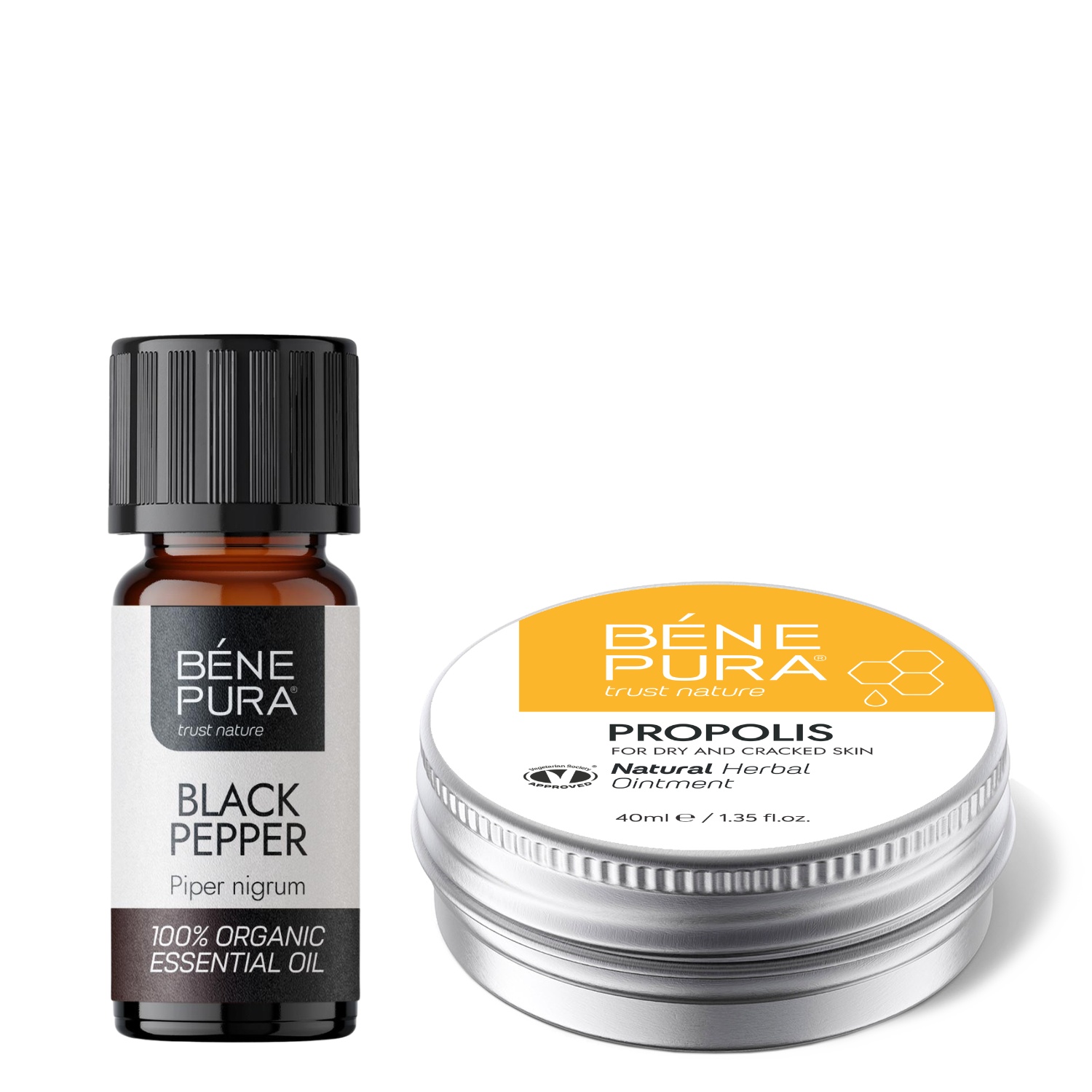 Sügeluse Salv koos 30% Taruvaik ja Bio Must Pipar Eeterlik õli - Toote võrdlus