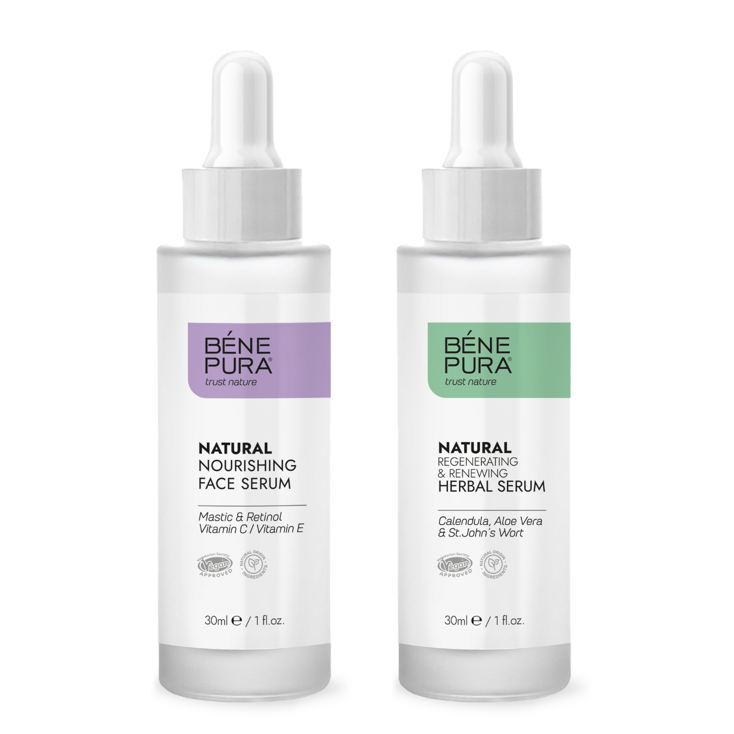 Retinool Näoseerum ja Taastav Näoseerum