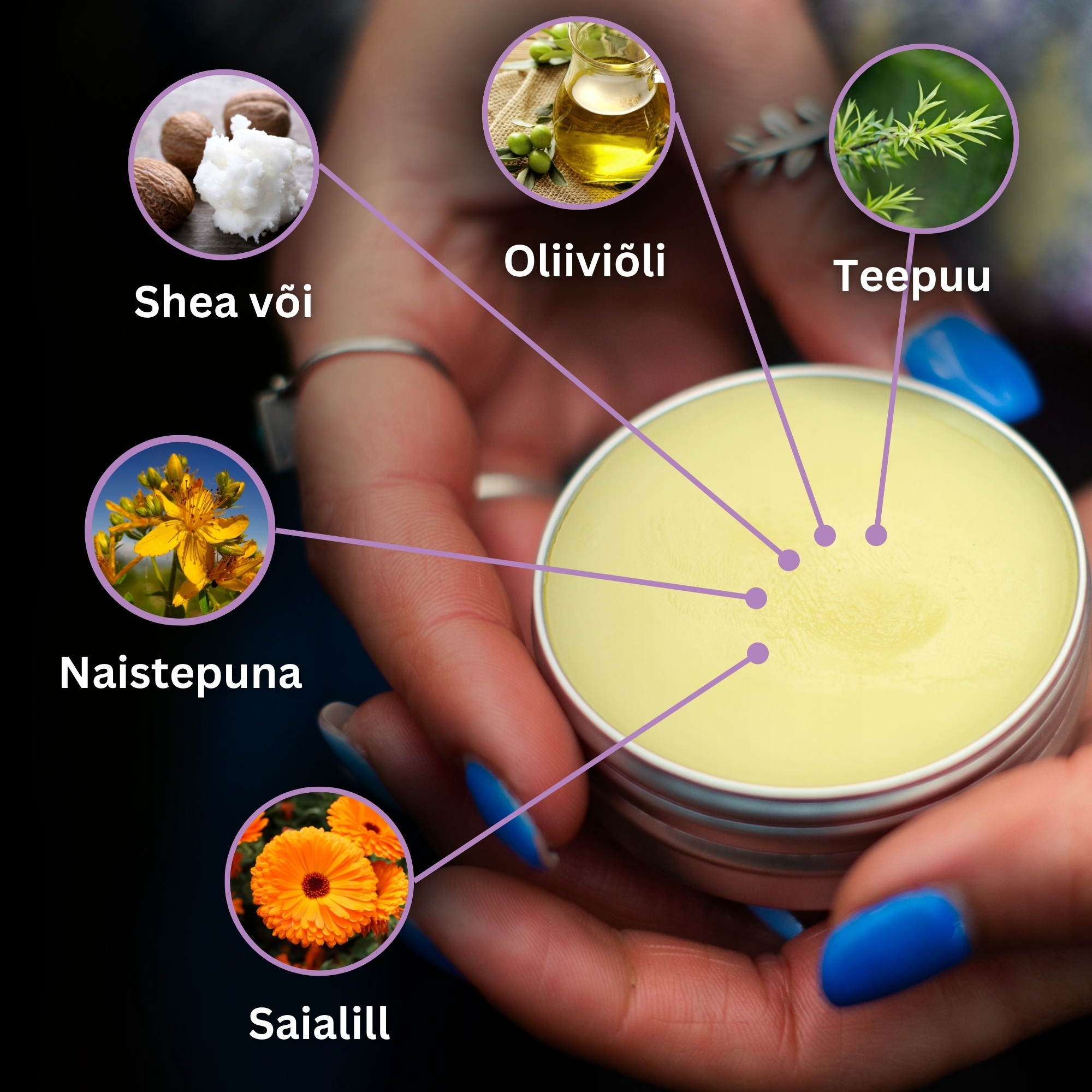 Salvid Haavade jaoks, Põletuste jaoks ja Sügeluse jaoks komplekt