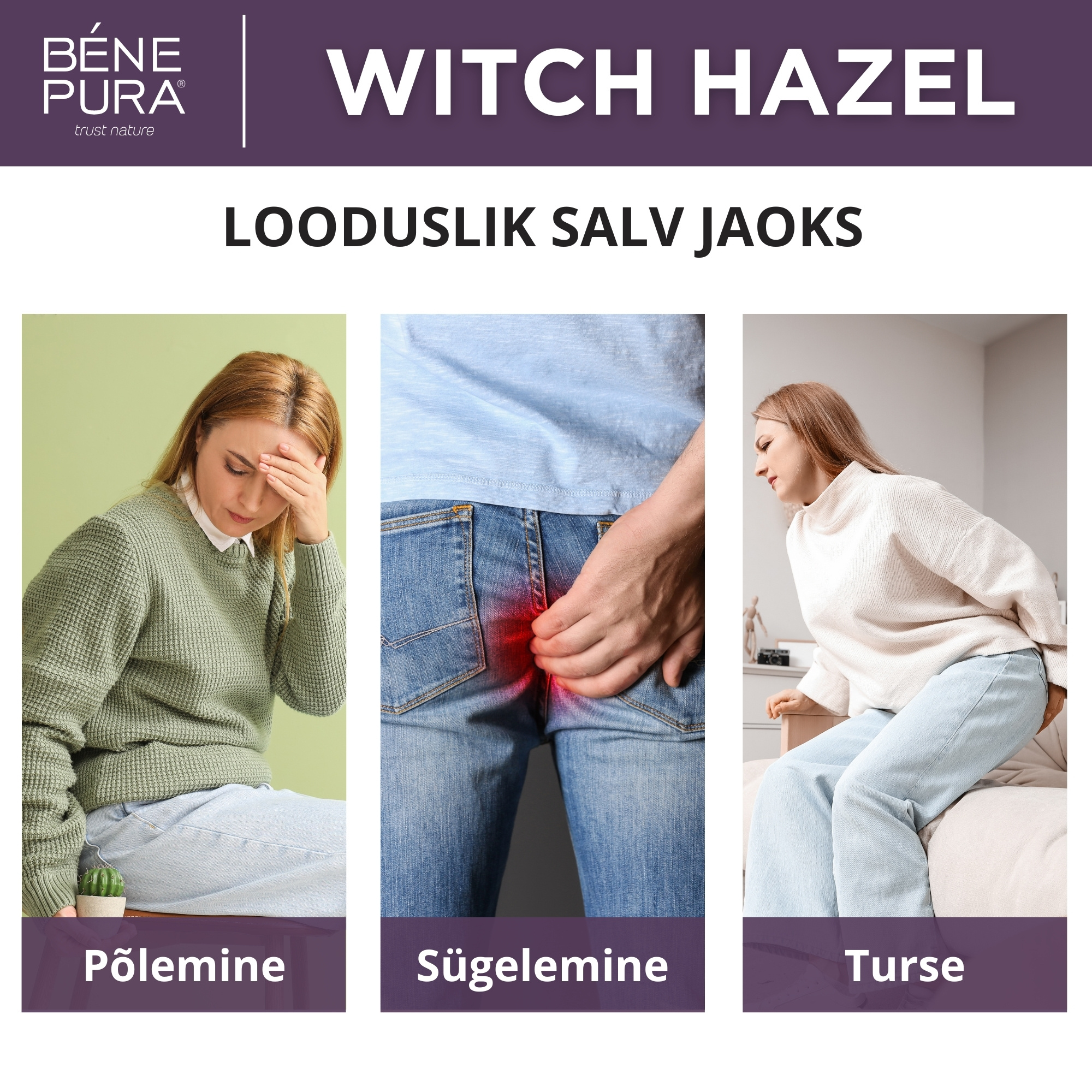 3x Hemorroidide Salv Nõiapuuga - 40ml