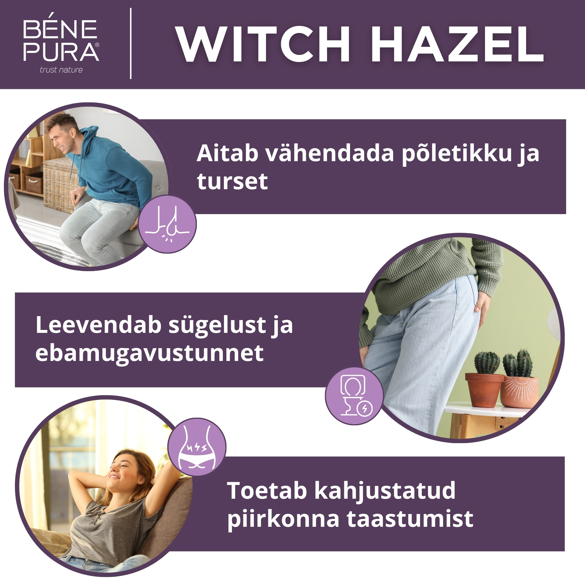 3x Hemorroidide Salv Nõiapuuga - 40ml