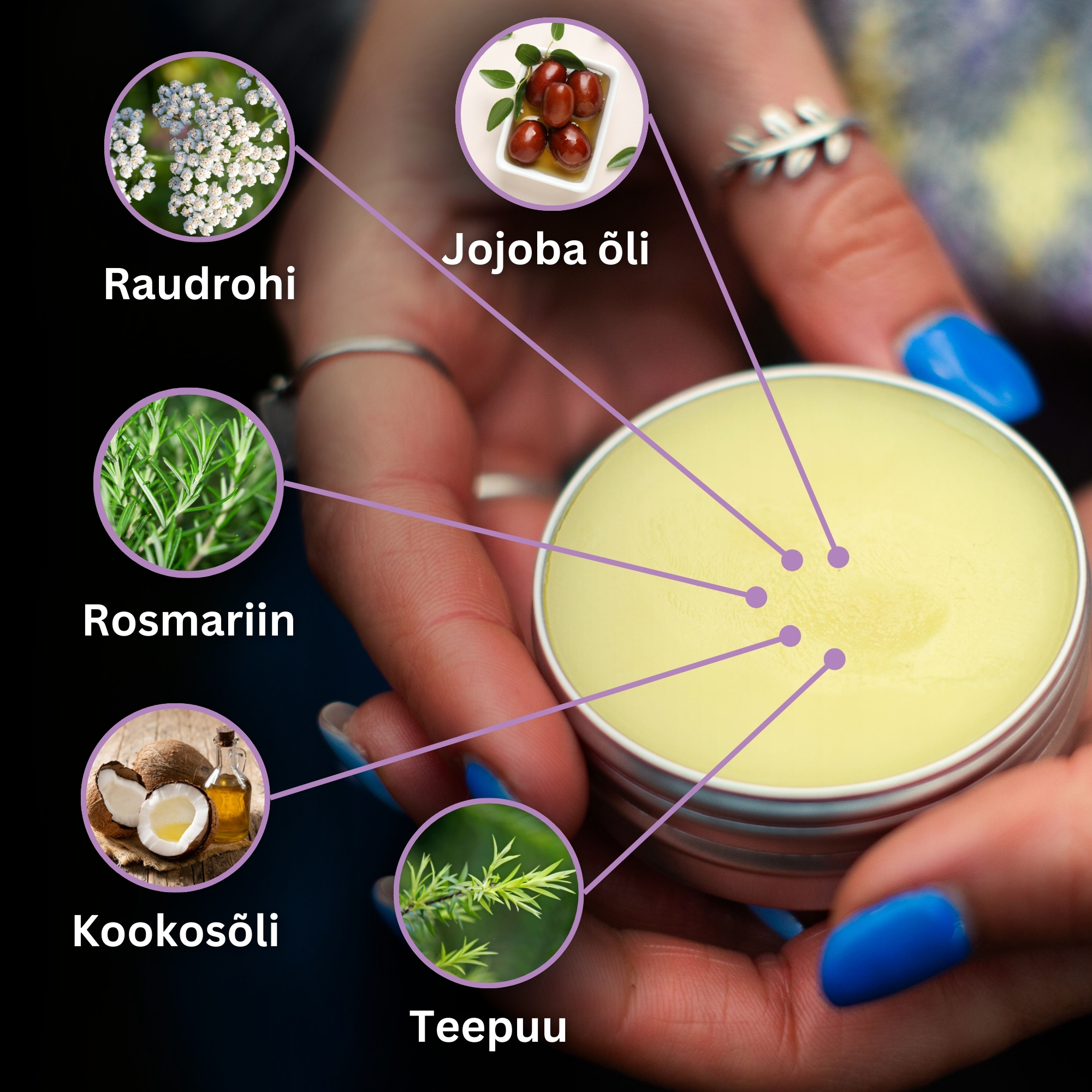 3x Hemorroidide Salv Valge Yarrow - 40ml