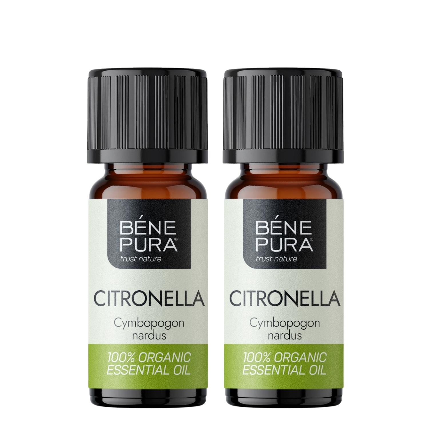 2x Bio Citronella Eeterlik õli - 10ml - Benepura.ee 2x Bio Citronella Eeterlik õli - 10ml
