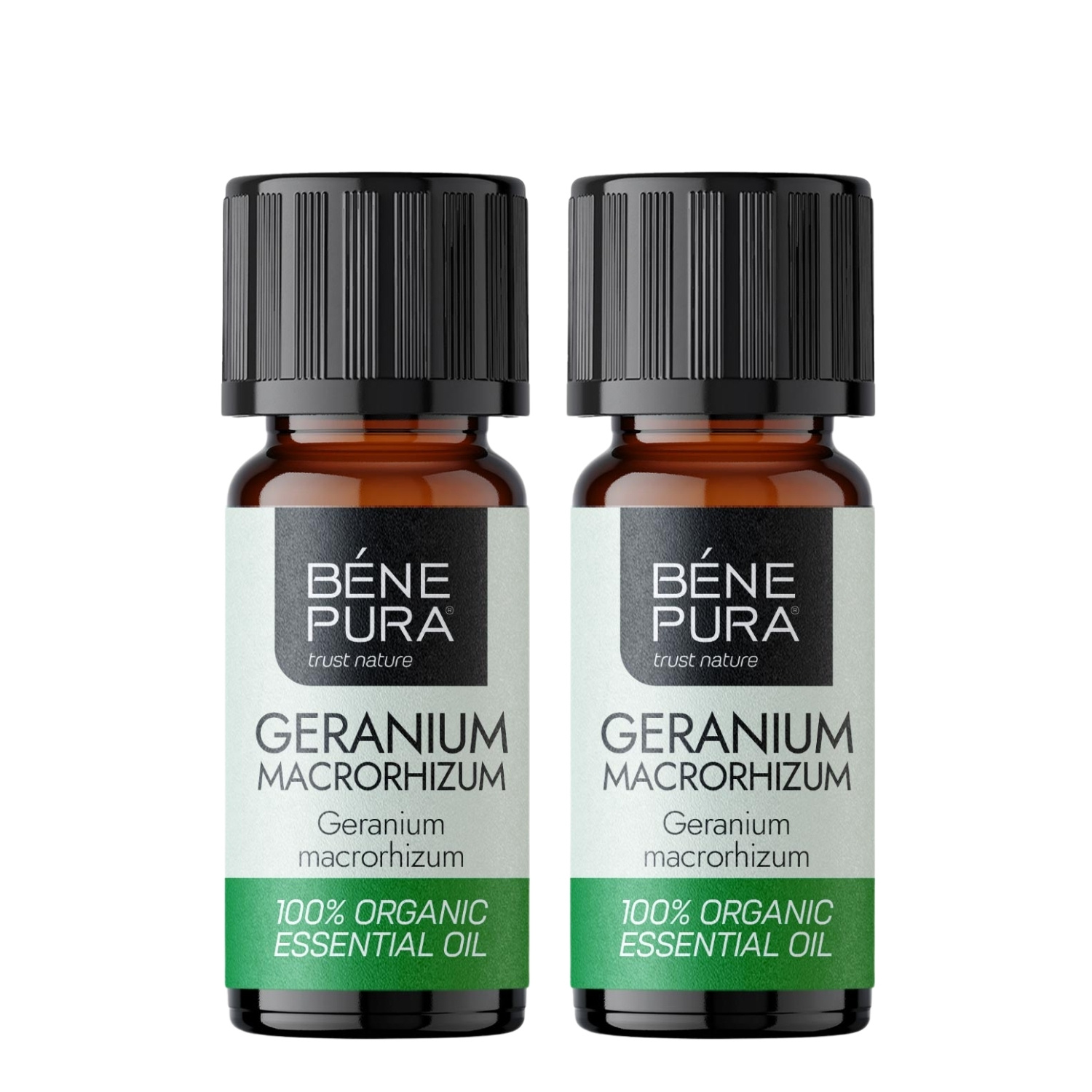2x Bio Geranium Eeterlik õli - 10ml - Benepura.ee 2x Bio Geranium Eeterlik õli - 10ml