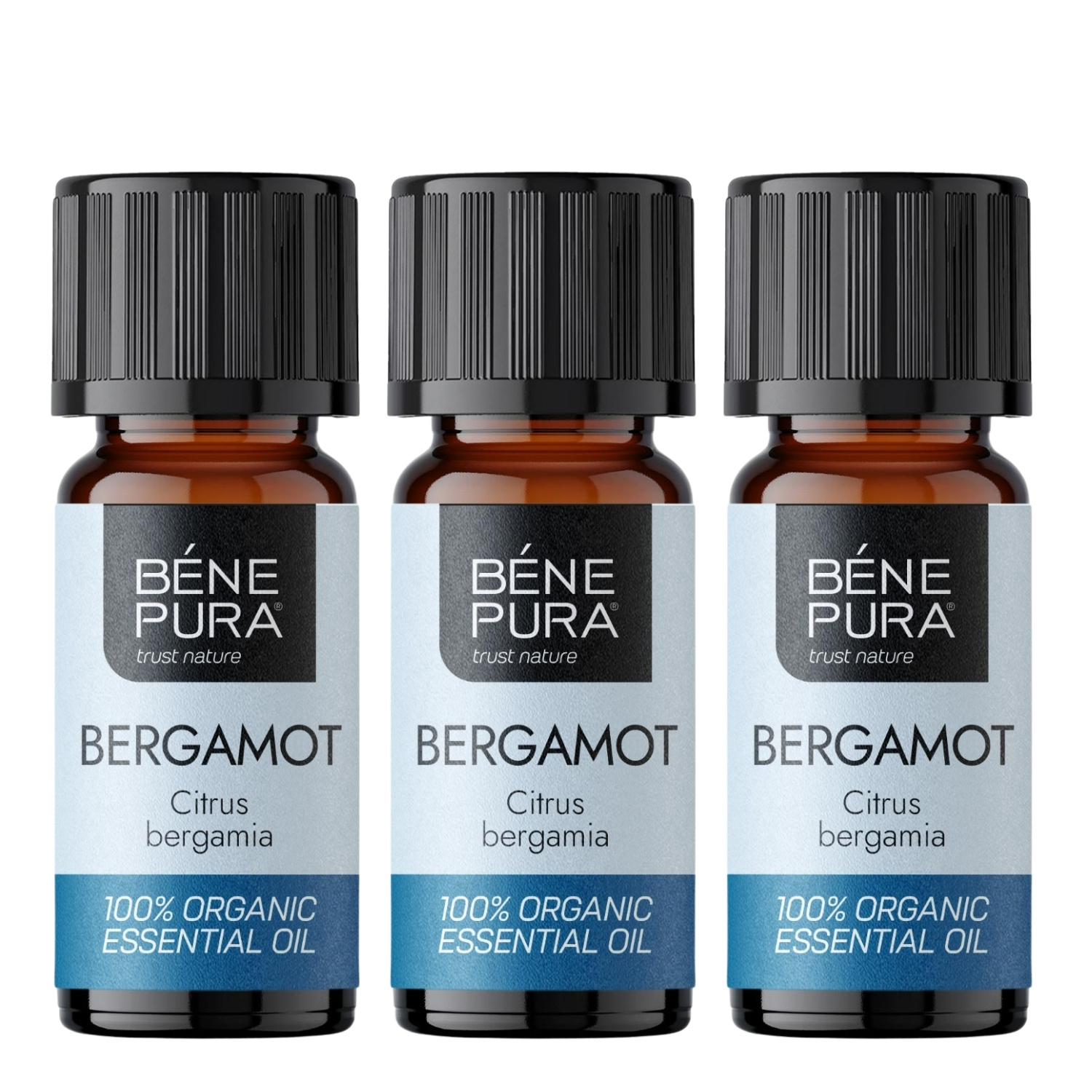 3x Bio Bergamot Eeterlik õli - 10ml - Benepura.ee 3x Bio Bergamot Eeterlik õli - 10ml