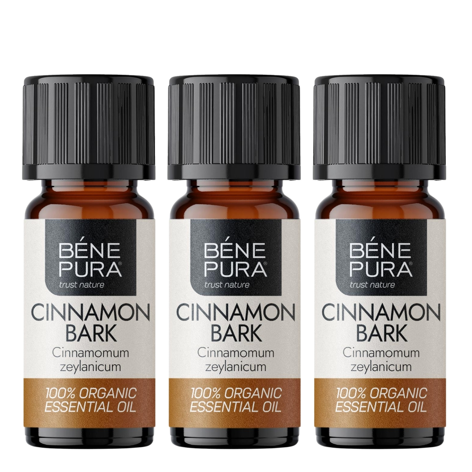 3x Bio Kaneeli Eeterlik õli - 10ml - Benepura.ee 3x Bio Kaneeli Eeterlik õli - 10ml