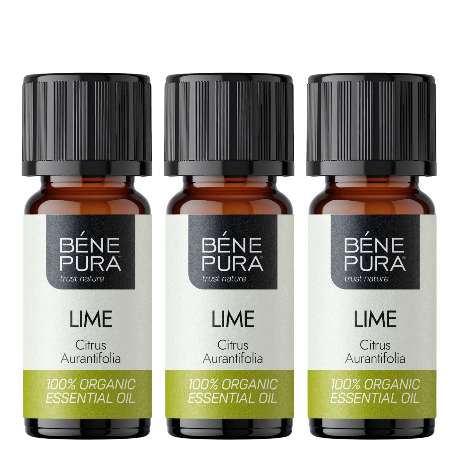 3x Bio Laim Eeterlik õli - 10ml - Benepura.ee 3x Bio Laim Eeterlik õli - 10ml
