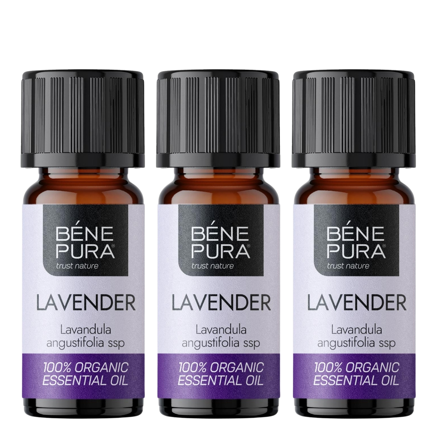 3x Bio Lavendel Eeterlik õli - 10ml - Benepura.ee 3x Bio Lavendel Eeterlik õli - 10ml
