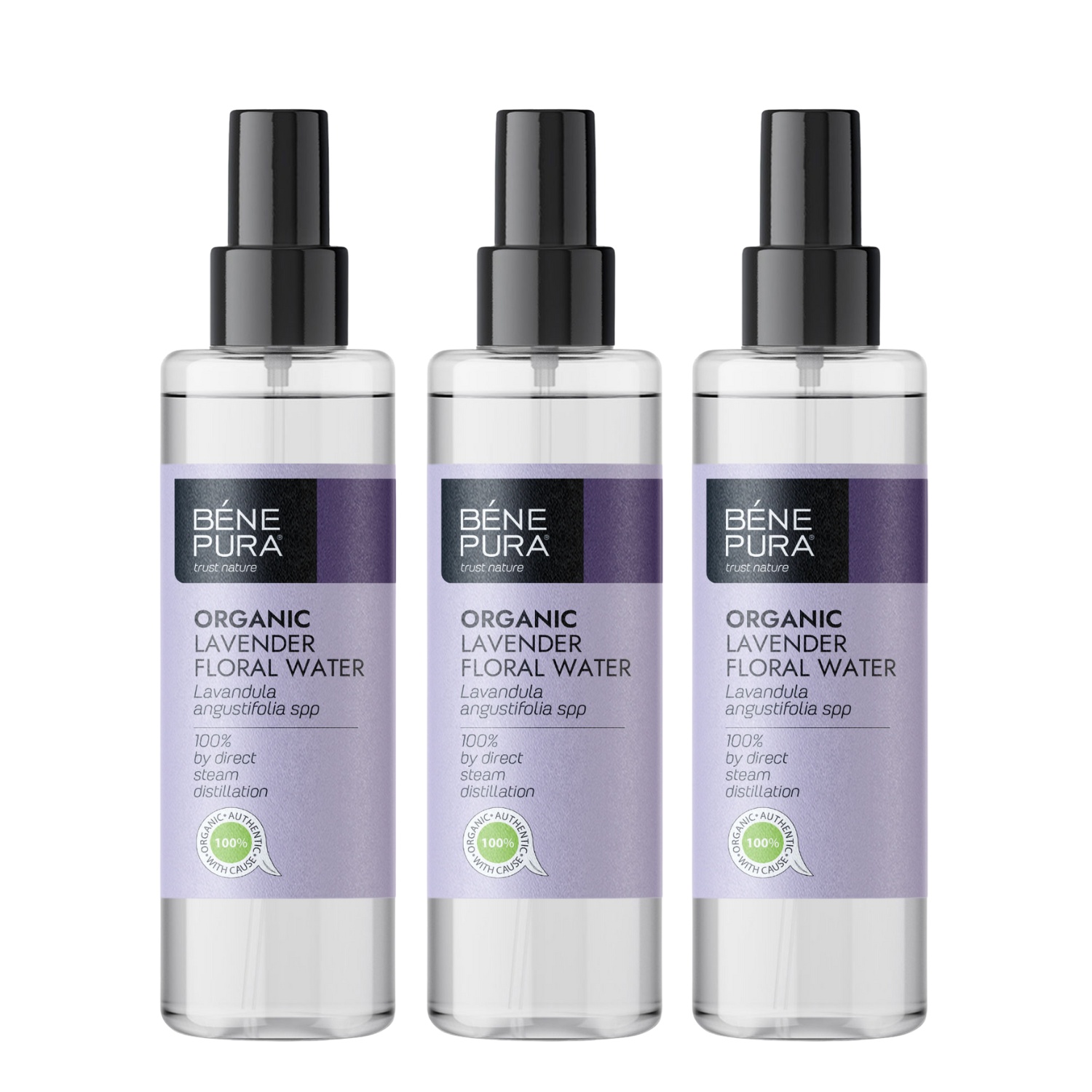 3x Bio Lavendli Lillevesi - 250ml - Benepura.ee 3x Bio Lavendli Lillevesi - 250ml