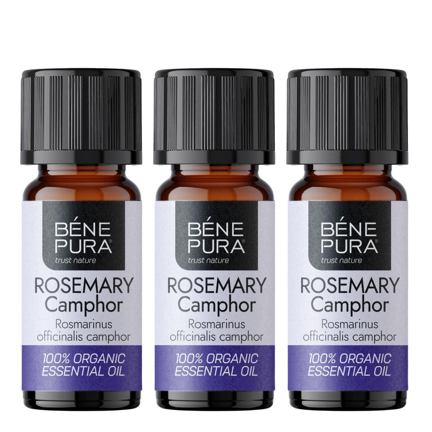 3x Bio Rosmariin Camphor Eeterlik õli - 10ml - Benepura.ee 3x Bio Rosmariin Camphor Eeterlik õli - 10ml