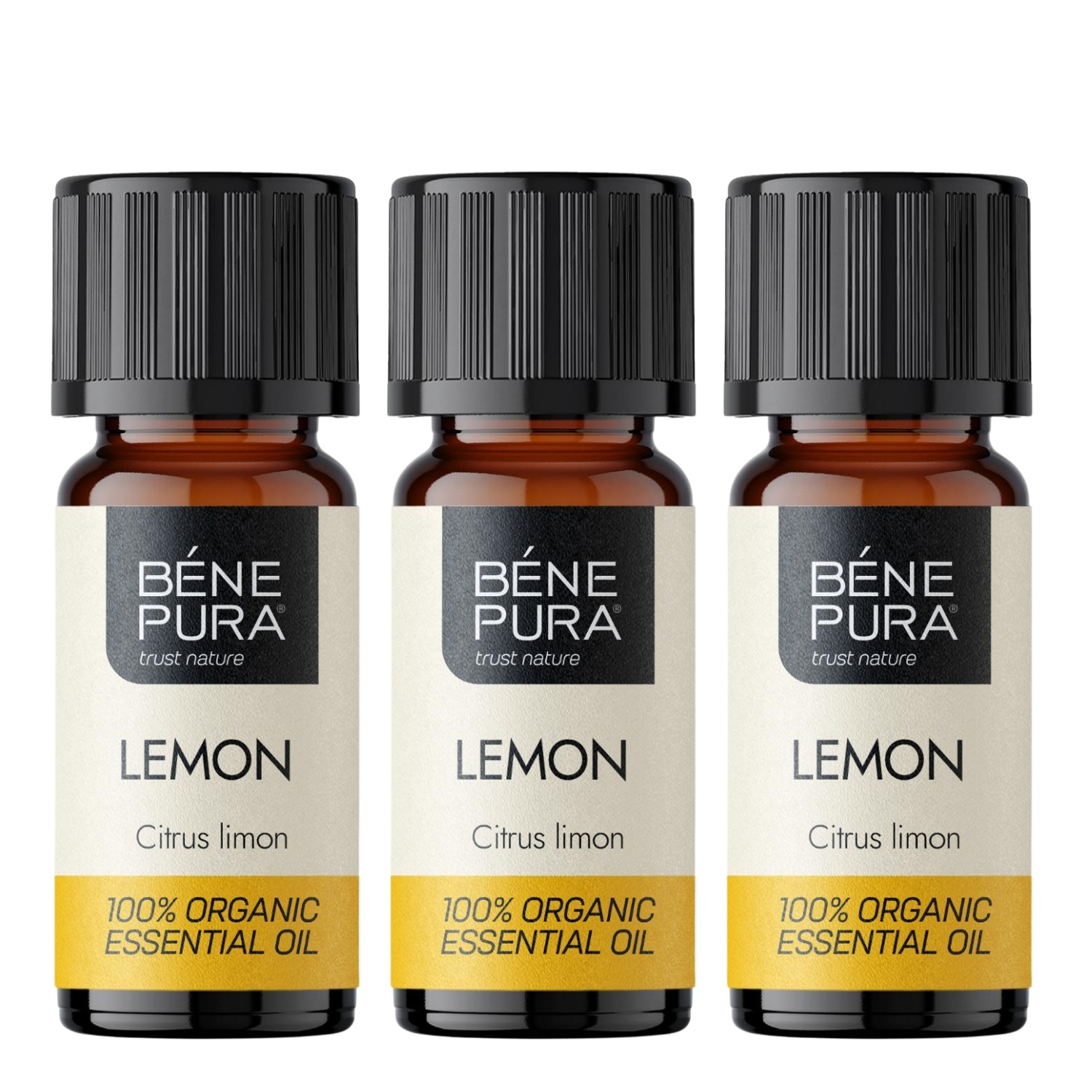 3x Bio Sidrun Eeterlik õli - 10ml - Benepura.ee 3x Bio Sidrun Eeterlik õli - 10ml