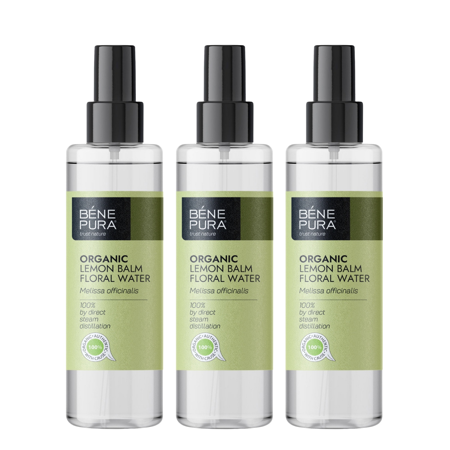 3x Bio Sidrunmelissi Lillevesi - 250ml - Benepura.ee 3x Bio Sidrunmelissi Lillevesi - 250ml
