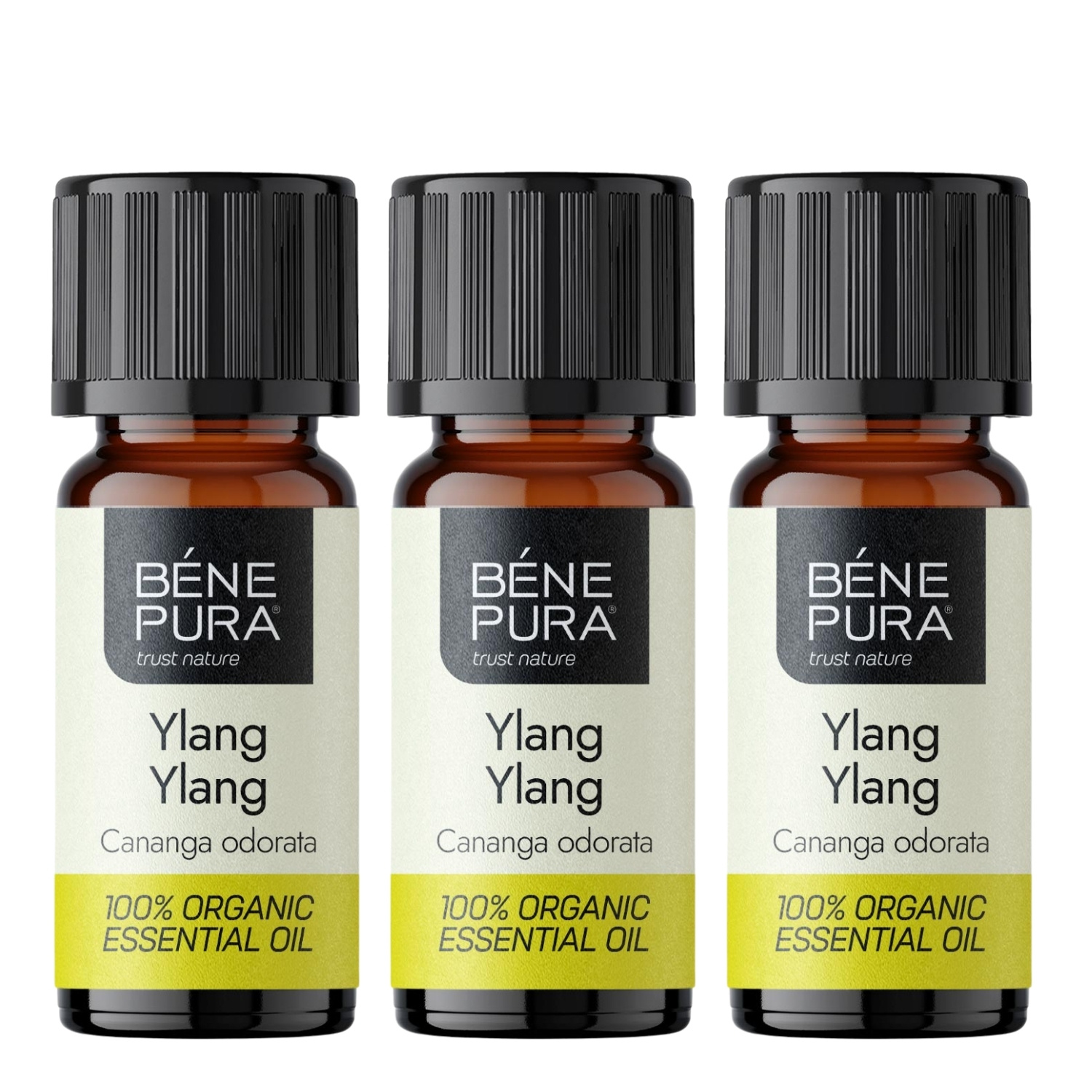 3x Bio Ylang-ylang Eeterlik õli - 10ml - Benepura.ee 3x Bio Ylang-ylang Eeterlik õli - 10ml