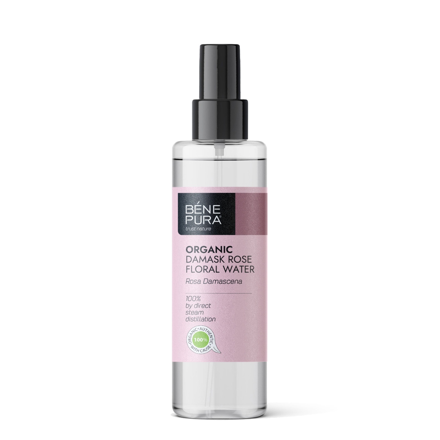 Bio Rosa Damascena Lillevesi - 250ml - Benepura.ee Bio Rosa Damascena Lillevesi - 250ml
