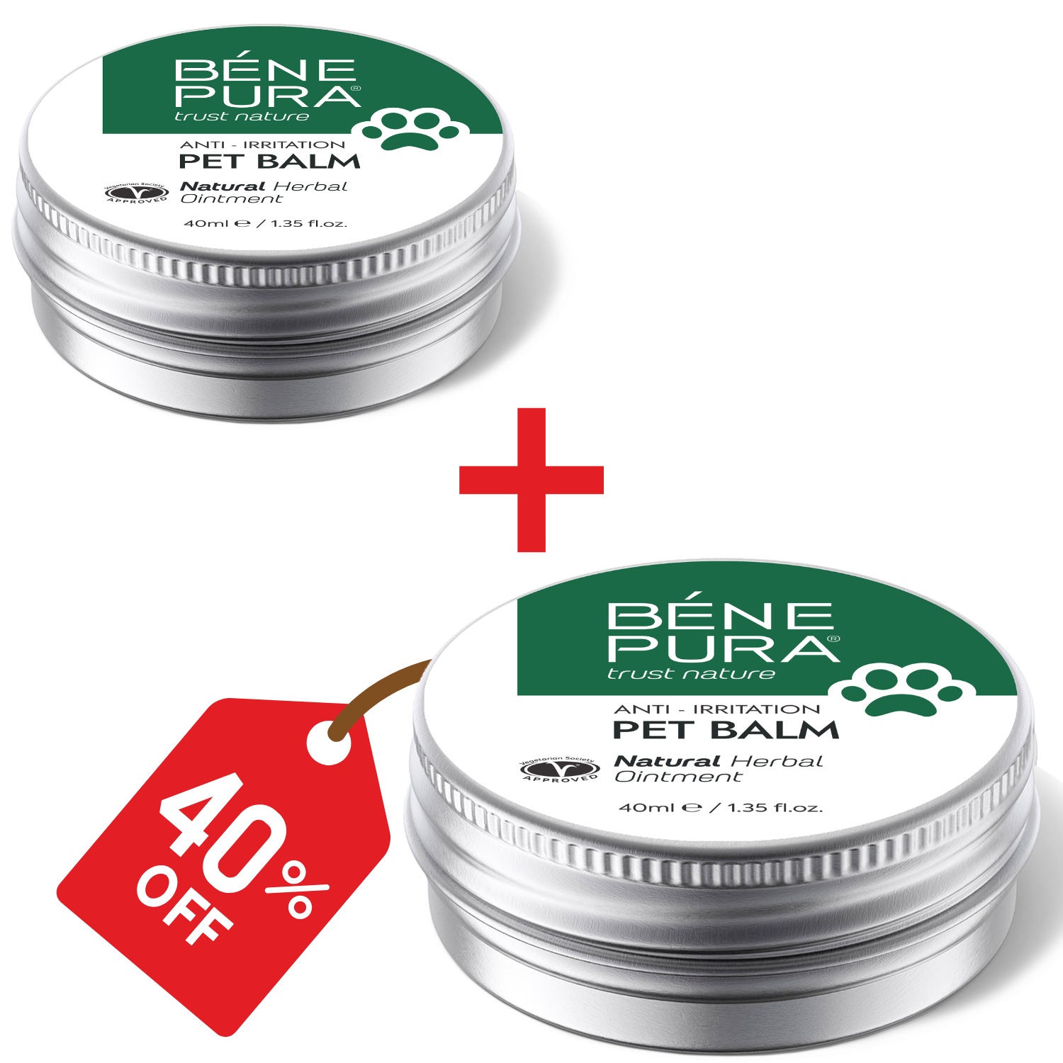 2x Ärritusevastane Lemmikloomapalsam Jahubanaaniga - 40ml - Toote võrdlus